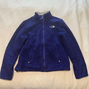 The North Face Royal Purple Fleece Jacket Women’s S/P Small Petite Full Zip